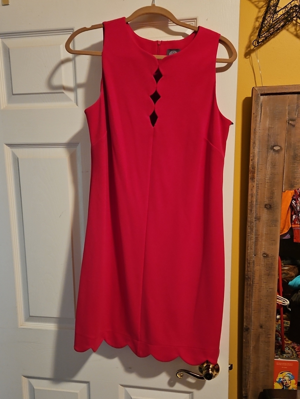 NWT! Vince Camuto Cut Out Hot Pink Dress Size 12